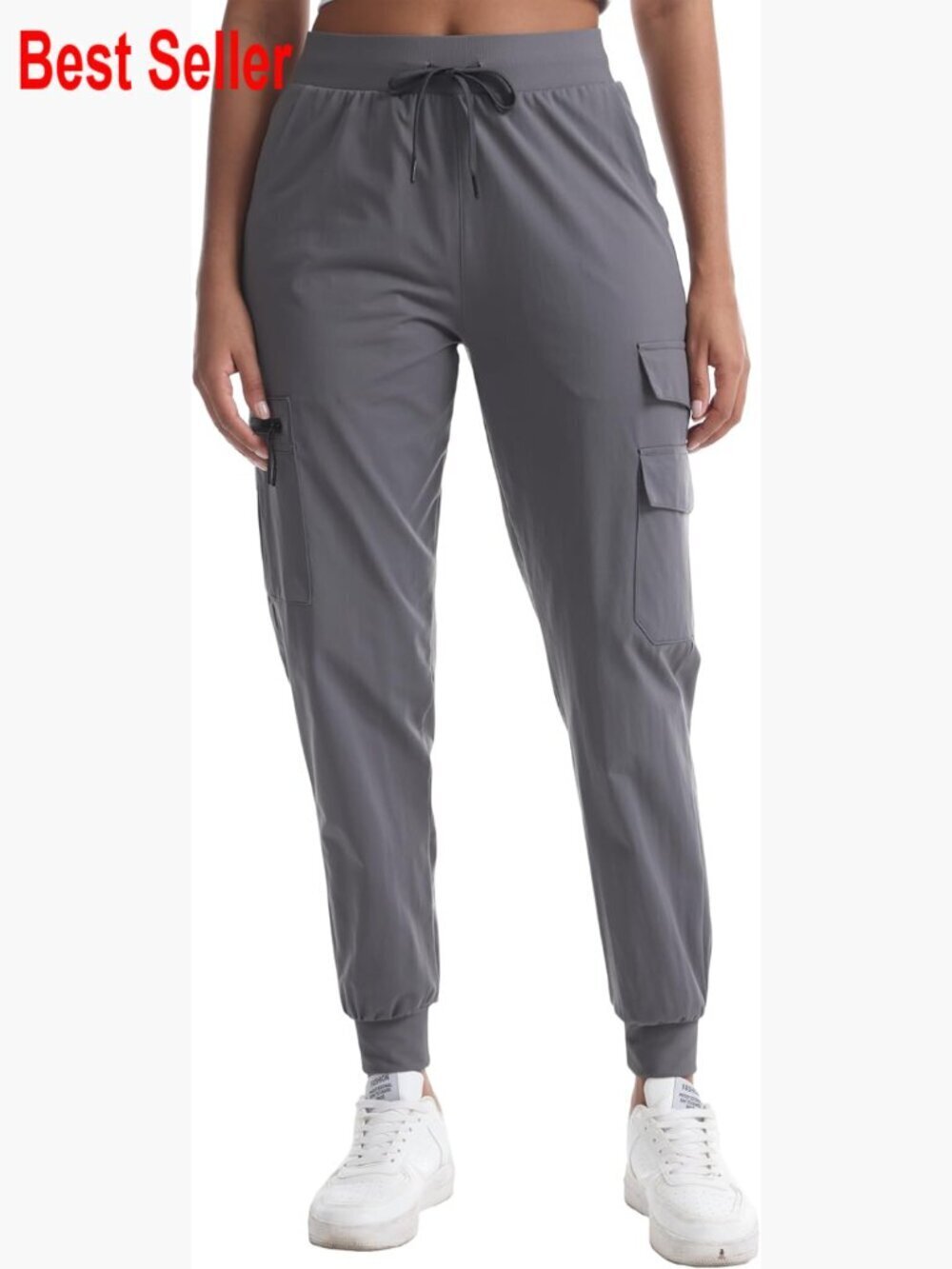 Quick-Dry Cargo Joggers with UPF Protection and 5 Pockets